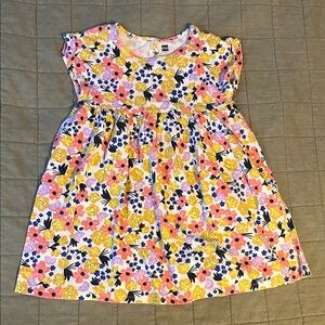 Tea Collection Floral Dress - Pink, Yellow, and Blue